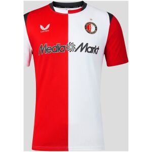 Mens Feyenoord Home Jersey 2026/27 Mens Feyenoord home jersey 2026/27 red and white split with black shoulder yokes
