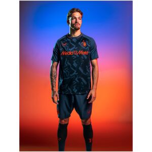 Mens Feyenoord Third Jersey 2026/27 Mens Feyenoord third jersey 2026/27 dark navy with tonal geometric print