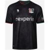Mens N.E.C. Nijmegen away jersey 2026/27 black front view with tonal artwork