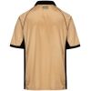 Mens OGC Nice Third Jersey 2026/27 front view in gold with black collar