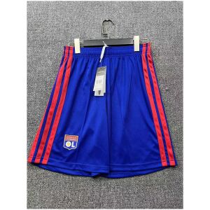 Mens Olympique Lyonnais Blue Shorts 2026/27 rear view showing clean waistband and athletic cut
