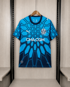 Mens Olympique Marseille Blue Goalkeeper Jersey 2026/27 Mens Olympique Marseille Blue Goalkeeper Jersey 2026/27