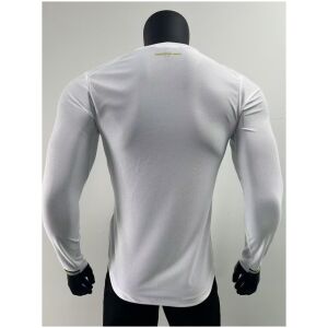 Mens Olympique Marseille Home Long Sleeve Jersey 2026/27 rear view showing matching team styling