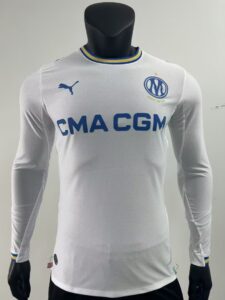 Mens Olympique Marseille Home Long Sleeve Jersey 2026/27 Mens Olympique Marseille Home Long Sleeve Jersey 2026/27
