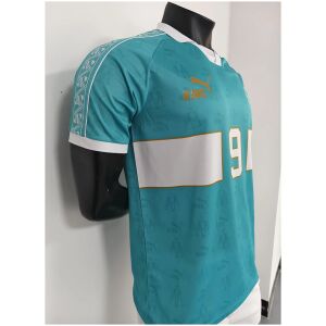 Mens Olympique Marseille Green Retro Special Jersey 2026/27 rear view showing matching team styling