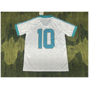 Mens Olympique Marseille White Green Special Jersey 2026/27 rear view showing matching team styling