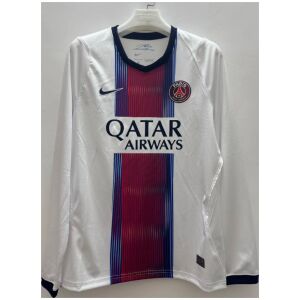 Mens Paris Saint-Germain Away Long Sleeve Jersey 2026/27 rear view showing matching team styling