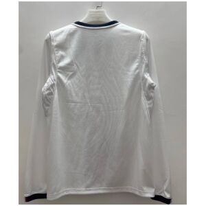 Mens Paris Saint-Germain Away Long Sleeve Jersey 2026/27 white long-sleeve silhouette