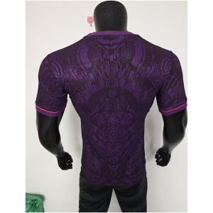 Mens Paris Saint-Germain Purple Pre-Match Jersey 2026/27 rear view showing matching team styling