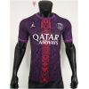Mens Paris Saint-Germain Purple Pre-Match Jersey 2026/27 front view with kaleidoscope pattern