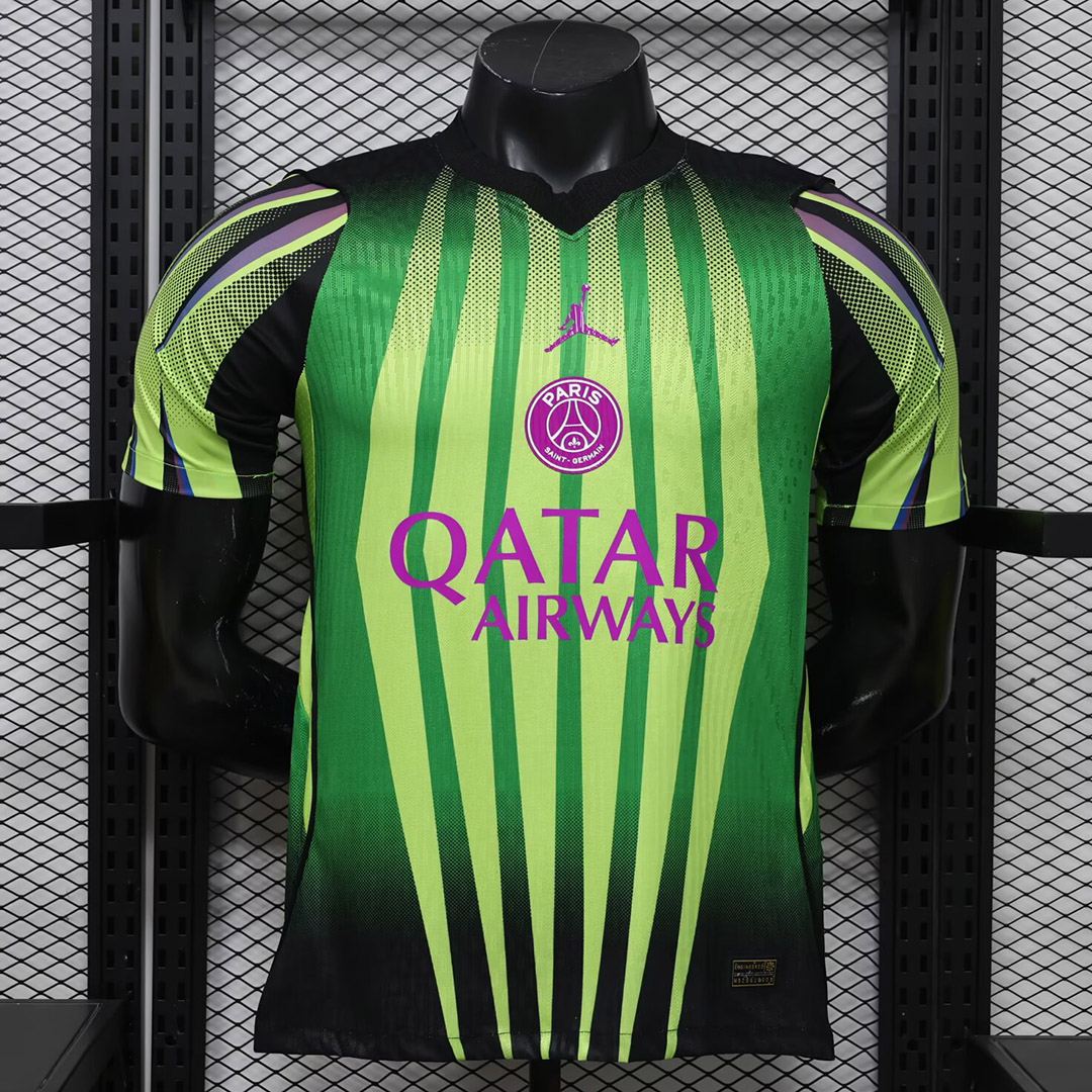 Mens Paris Saint-Germain Stadium Night Green Special Jersey 2026/27 Mens Paris Saint-Germain Stadium Night Green Special Jersey 2026/27