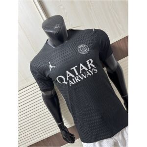 Mens Paris Saint-Germain Jordan Black Special Jersey 2026/27 rear view showing matching team styling