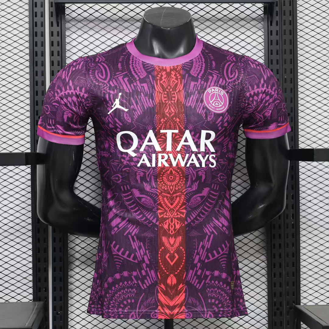 Mens Paris Saint-Germain Purple Pixel Special Jersey 2026/27 Mens Paris Saint-Germain Purple Pixel Special Jersey 2026/27