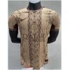 Mens Paris Saint-Germain Beige Special Jersey 2026/27 front view with baroque tapestry pattern