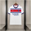 Mens Paris Saint-Germain White Pre-Match Jersey 2026/27 rear view showing matching team styling