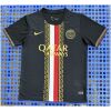 Mens Paris Saint-Germain Black Training Jersey 2026/27 front view with gold emblem