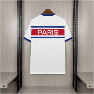 Mens Paris Saint-Germain White Pre-Match Jersey 2026/27 front view in white