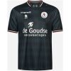 Mens Sparta Rotterdam away jersey 2026/27 dark teal with pinstripes and white V-neck trim