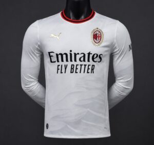Mens AC Milan Away Long Sleeve Jersey 2026/27