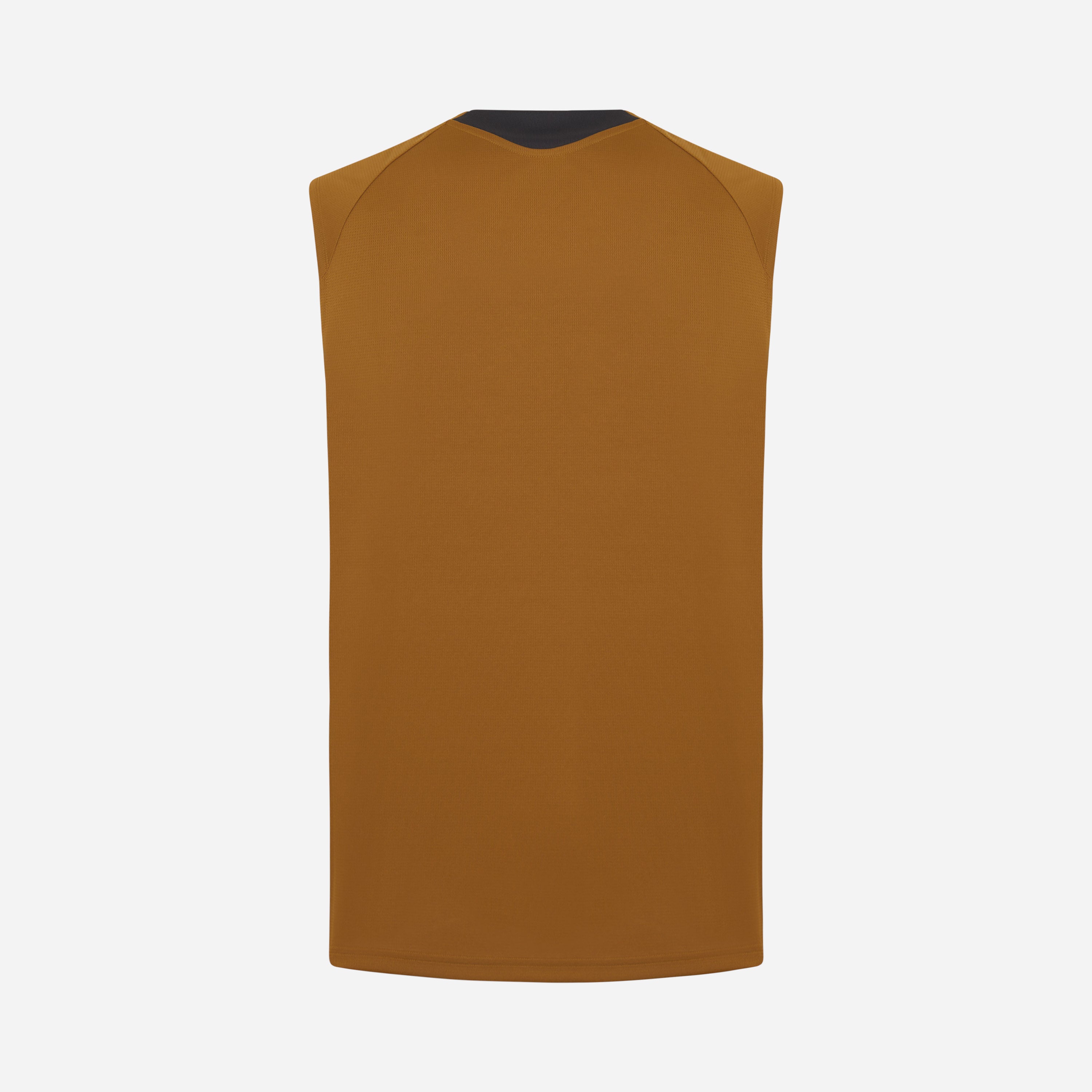 Mens AC Milan Gold Sleeveless Training Jersey 2026/27 Mens AC Milan Gold Sleeveless Training Jersey 2026/27