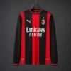 Mens AC Milan Home Long Sleeve Jersey 2026/27 Mens AC Milan Home Long Sleeve Jersey 2026/27