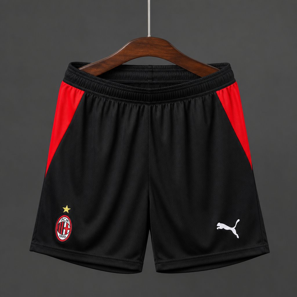 Mens AC Milan Home Shorts 2026/27 Mens AC Milan Home Shorts 2026/27
