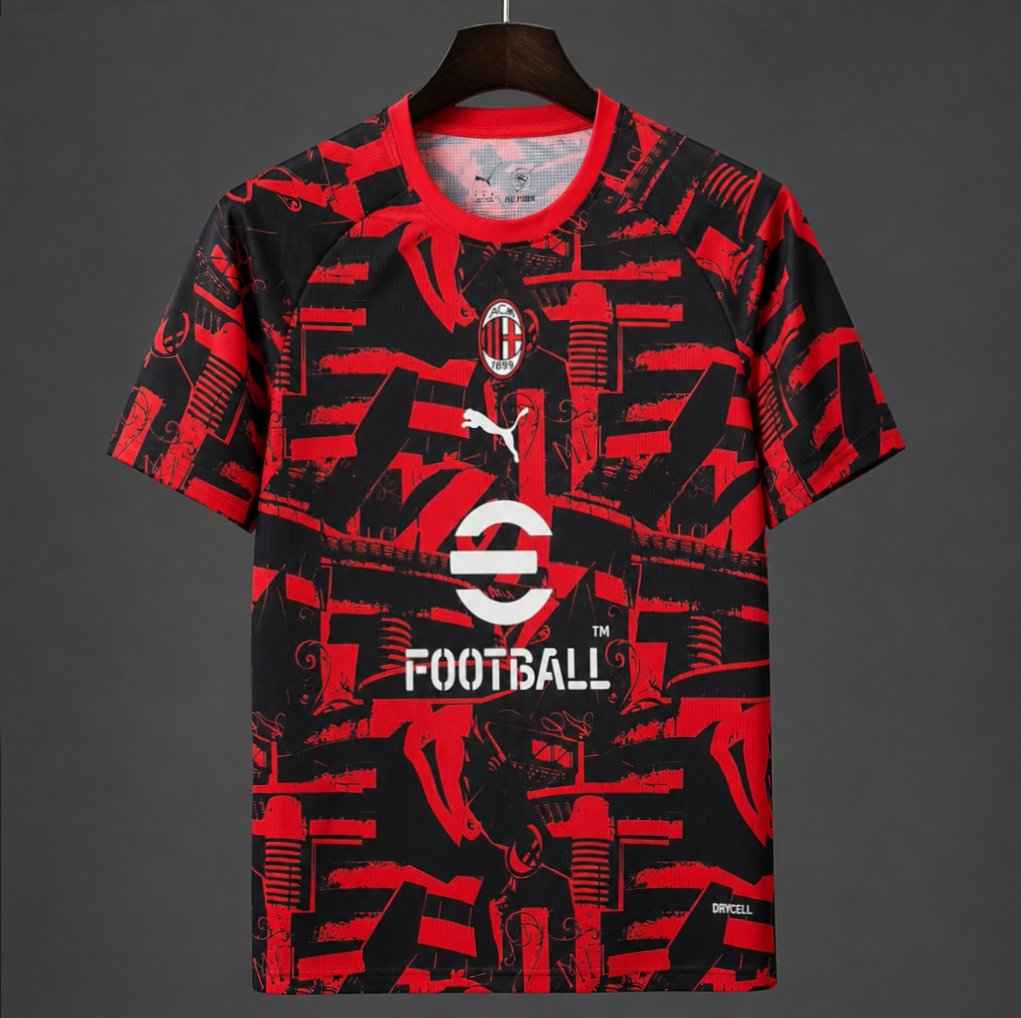 Mens AC Milan Pre-Match Jersey 2026/27 Mens AC Milan Pre-Match Jersey 2026/27
