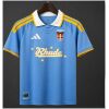 Front view of Mens Como Third Jersey 2026/27 with sky blue polo styling