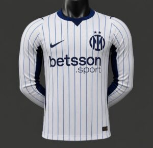 Mens Inter Milan Away Long Sleeve Jersey 2026/27