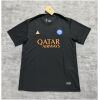 Mens Inter Milan black snake training jersey front view with orange lettering