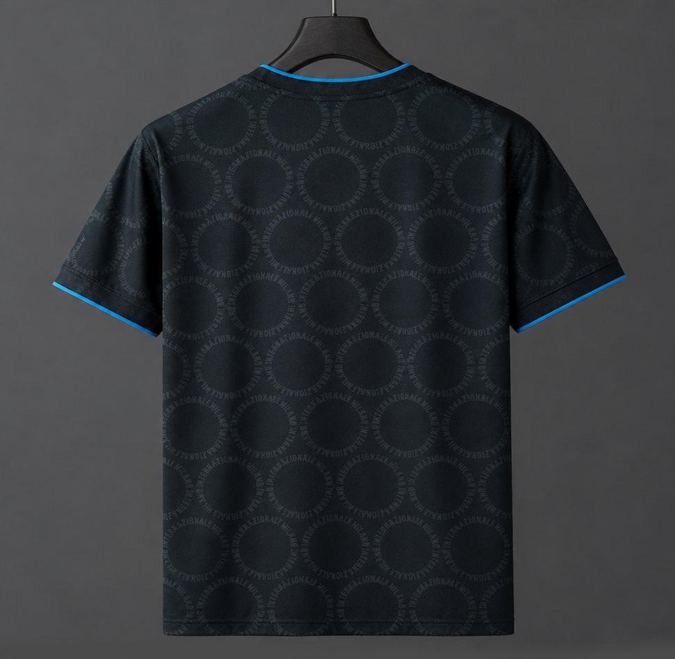 Mens Inter Milan Black/Yellow Pre-Match Jersey 2026/27 Mens Inter Milan Black/Yellow Pre-Match Jersey 2026/27