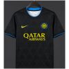 Mens Inter Milan black and yellow pre-match jersey front view with circular pattern