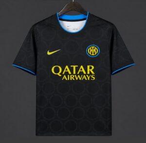 Mens Inter Milan Black/Yellow Pre-Match Jersey 2026/27