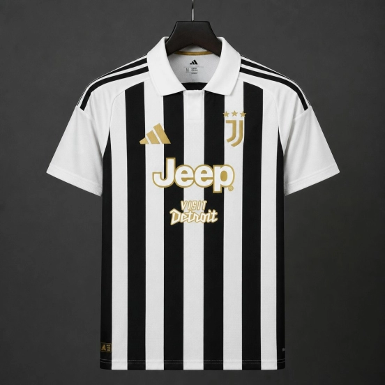 Mens Juventus Home Jersey Jeep Visit Detroit 2026/27 Mens Juventus Home Jersey Jeep Visit Detroit 2026/27
