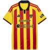 Front view of Mens Lecce Home Jersey 2026/27 showing yellow and red stripes