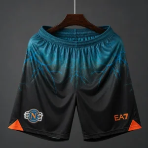 Mens Napoli Black & Teal Lightning Special Edition Shorts 2026/27