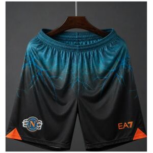 Mens Napoli Black & Teal Lightning Special Edition Shorts 2026/27 rear view showing clean waistband and athletic cut