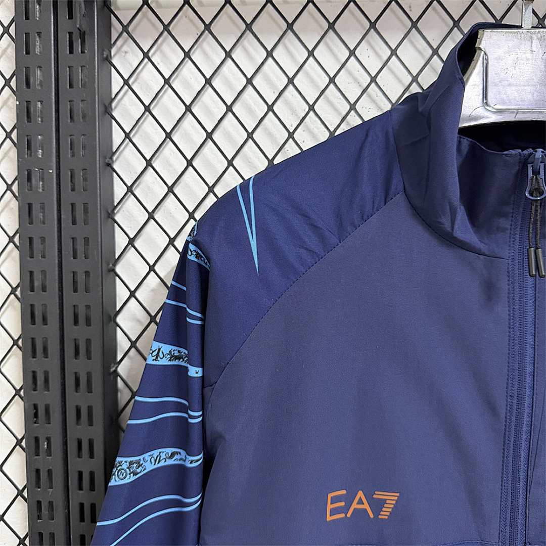 Mens Napoli Navy Windbreaker 2026/27 Mens Napoli Navy Windbreaker 2026/27