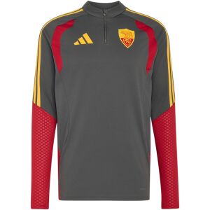 Mens Roma 1/4 Zip Training Sweatshirt 2026/27 front view with red textured forearms