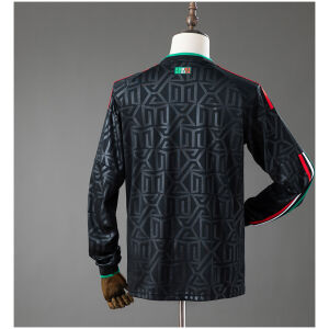 Mens Mexico Long Sleeve Third Jersey 2026 rear view showing authentic team styling