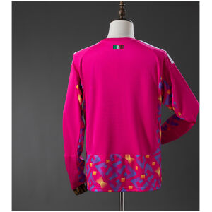 Mens Mexico World Cup Long Sleeve Goalkeeper Jersey 2026 rear view showing authentic team styling
