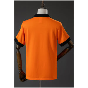 Mens Netherlands Retro Home Jersey 1978 rear view showing authentic team styling
