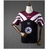 Front view of the Mens Newcastle Retro Training Kit Jersey 1995/96 with chevron panels and Brown Ale star
