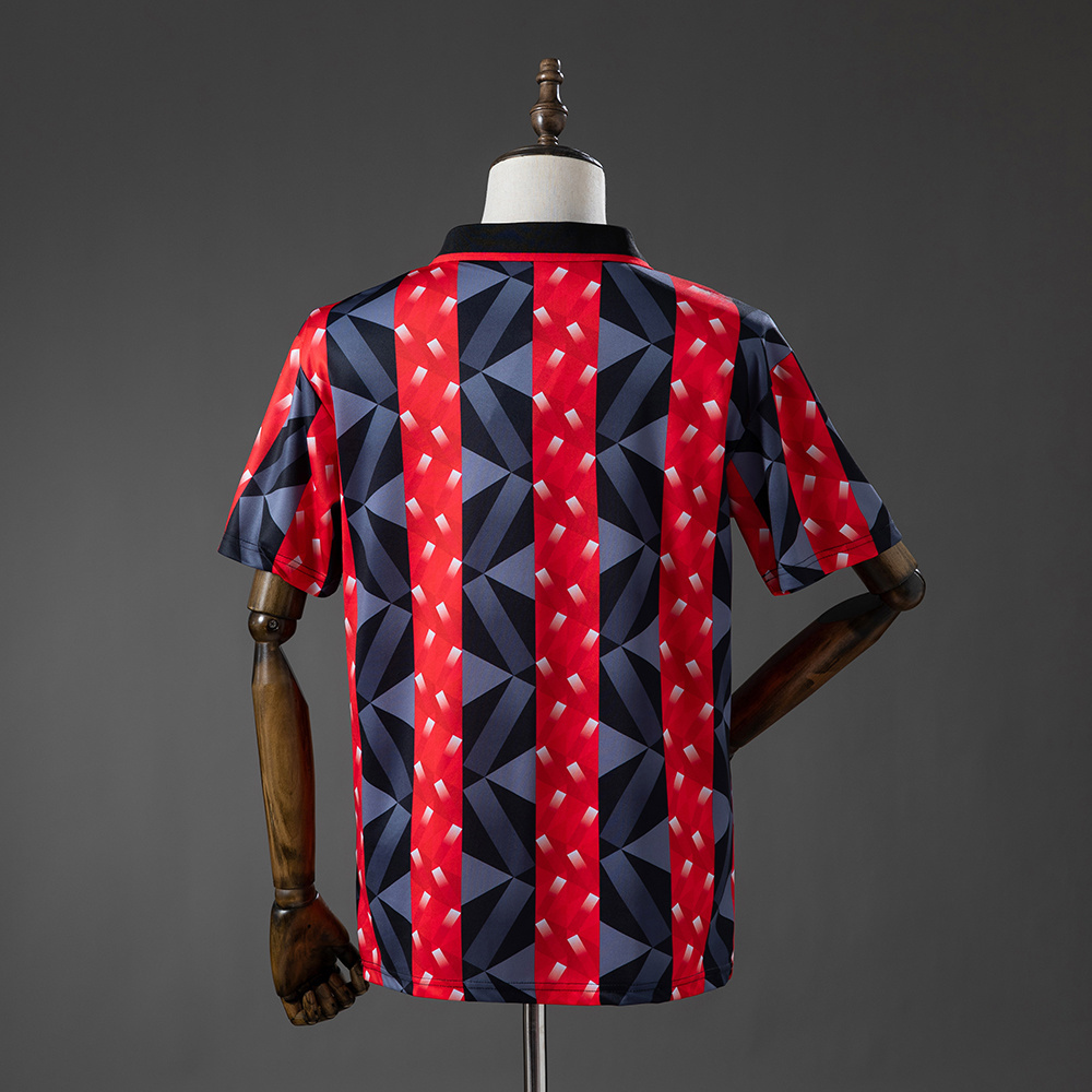 Mens OGC Nice Retro Home Jersey 1993/94 Mens OGC Nice Retro Home Jersey 1993/94 rear view showing authentic team styling