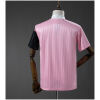 Mens Oasis Band Pink Retro Jersey 1996 rear view showing matching team styling