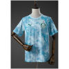 Mens Palmeiras Pre-Match Jersey 2026/27 front view in sky blue with marble cloud pattern and Palmeiras crest