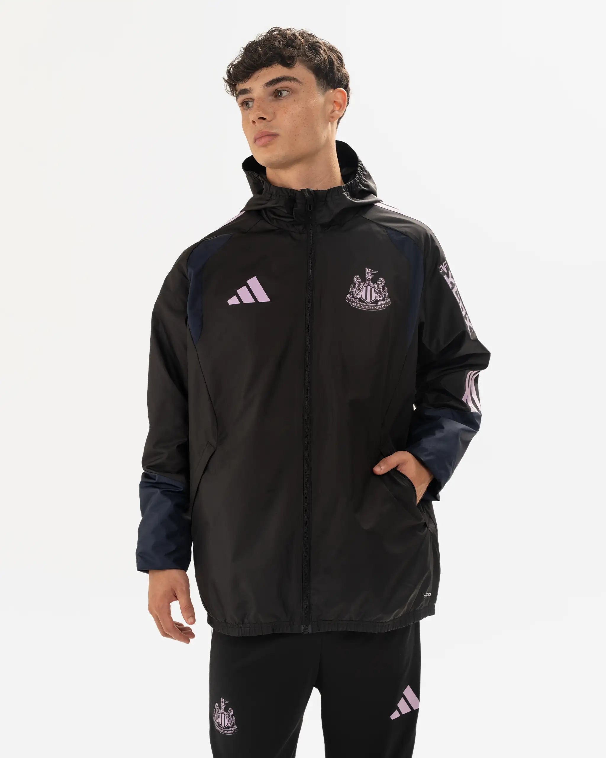 Mens Newcastle United Black Training Jacket 2026/27 Mens Newcastle United Black Training Jacket 2026/27
