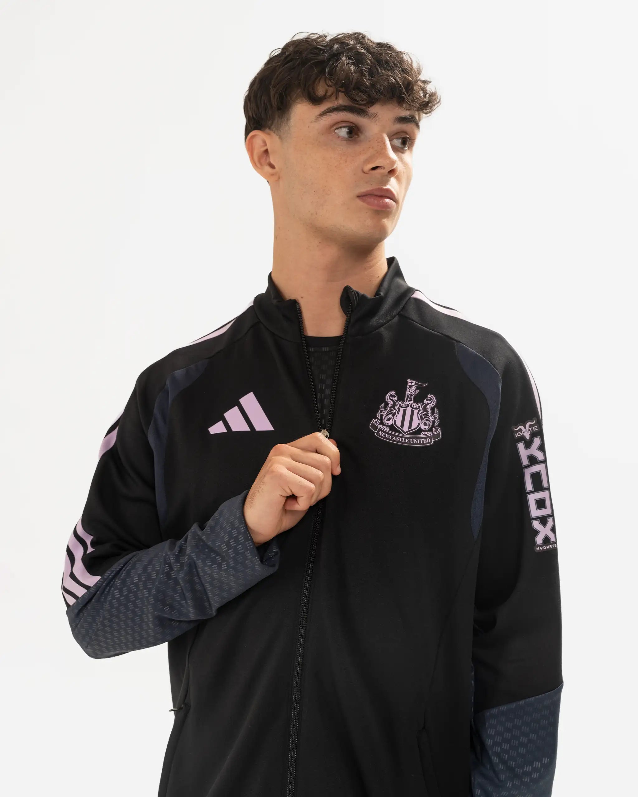 Mens Newcastle United Black Track Jacket 2026/27 Mens Newcastle United Black Track Jacket 2026/27