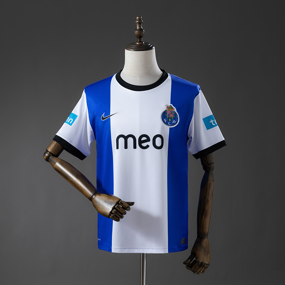 Mens Porto Retro Home Jersey 2012/13 Mens Porto Retro Home Jersey 2012/13 front view in royal blue and white