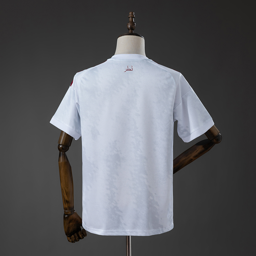 Mens Qatar Away Jersey 2026 Mens Qatar Away Jersey 2026 rear view showing authentic team styling